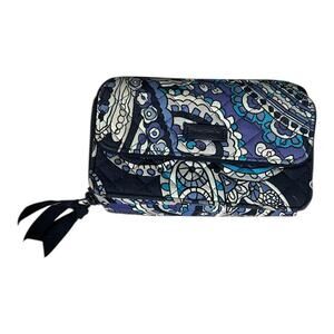 Vera Bradley Multicolor Women's Wallet Crossbody Missing Body Strap 2 Zippers OS